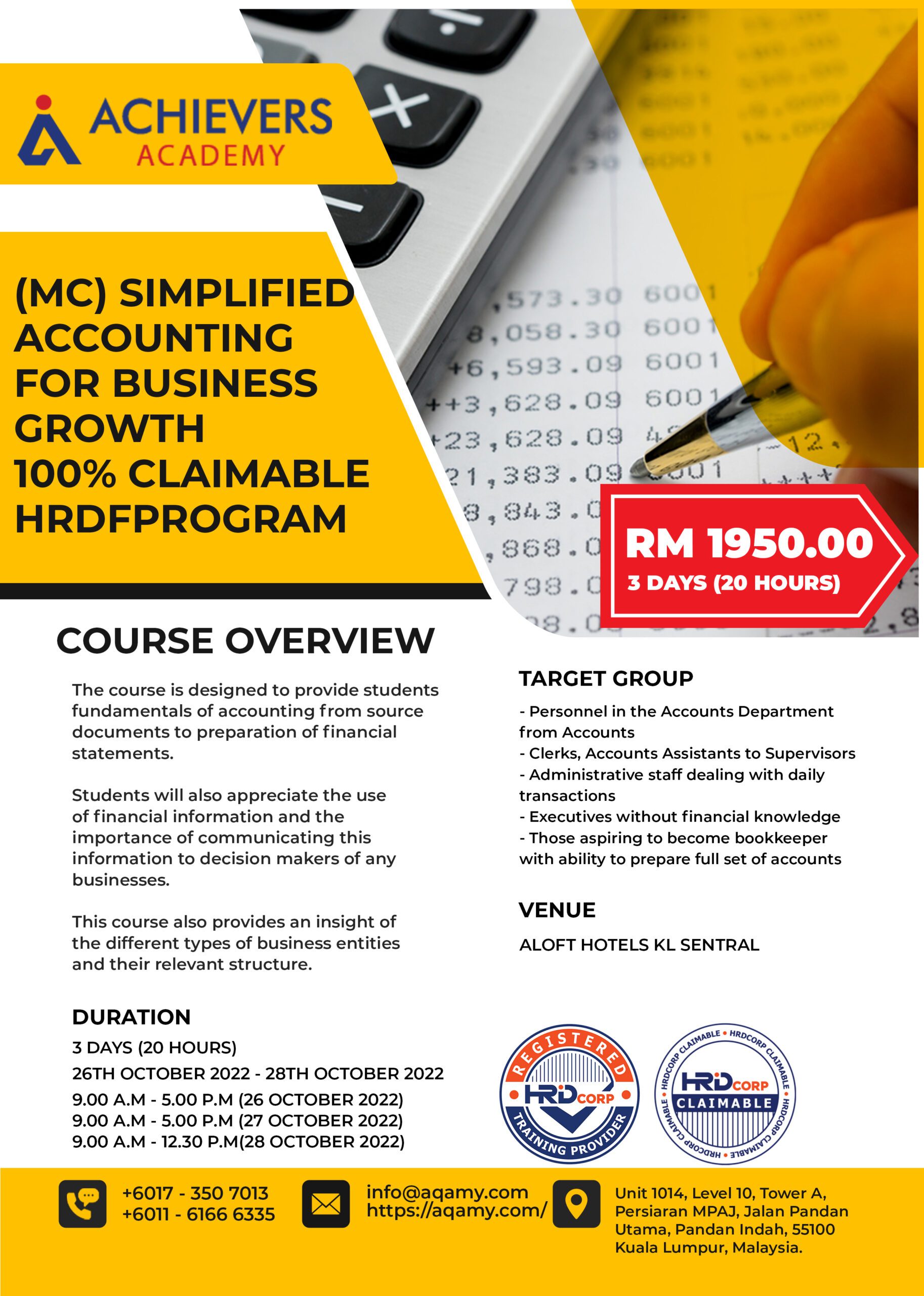(MC) Simplified Accounting For Business Growth (HRDF Claimable) - Image 2